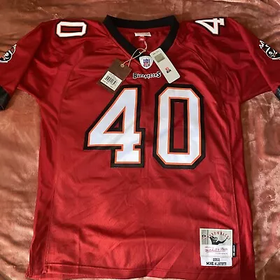 MIKE ALSTOTT Tampa Bay BUCCANEERS Mitchell & Ness Throwback LEGACY Jersey L • $75