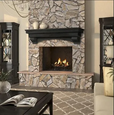 Pearl Mantels 497-48-20 The Celeste 48 In. Mantel Shelf- Espresso Finish • $164.69