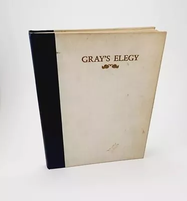 Vtg John Vassos Thomas Gray / ELEGY IN A COUNTRY CHURCH-YARD 1931 HC • $30.99
