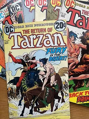 Edgar Rice Burroughs The Return Of Tarzan # 220-229 DC Comic 1974 10 Books • £50