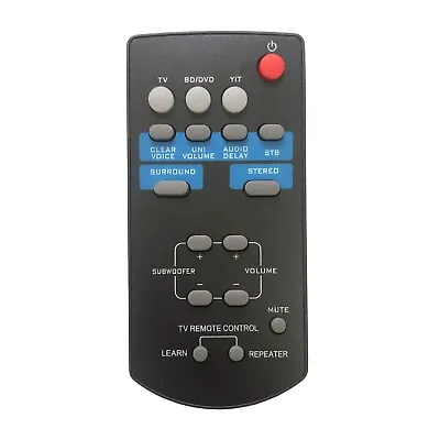 Remote Control For Yamaha Soundbar FSR60 ATS-1010 YAS-101 YAS-101BL YAS-CU201 • $9.60