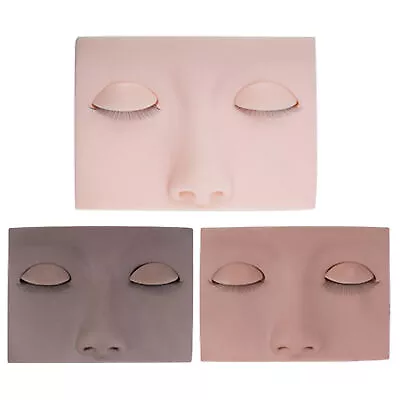 Realistic Soft Lash Mannequin Head With Removable Lash Practice Eyelids • $13.55