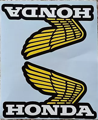 Honda Tank Wing Decals (Yellow) • £12