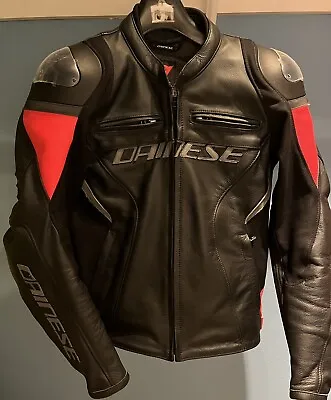 Dainese Racing 4 Perforated Leather Jacket • $350