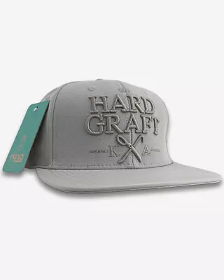 KING Streetwear Snapback Cap - Hard Graft Cap Grey - New • £15