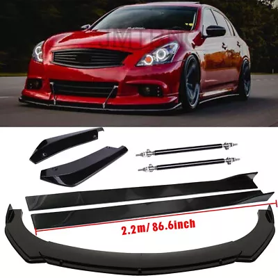 For Infiniti G37 G35 Coupe Front Bumper Spoiler / Side Skirt /Rear Lip/Strut Rod • $169.95