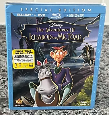 The Adventures Of Ichabod And Mr. Toad Blu-ray/Dvd Disney • $0.99