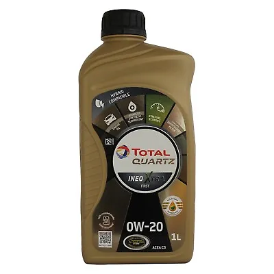 Total Quartz Ineo Xtra First 0w-20 Advanced Synthetic Engine Oil 1L 1 Litre • £15.95