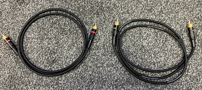 £35 • Buy Linn Black Analogue Interconnect Cables 1.25m Pair