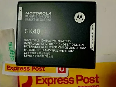  MOTOROLA GK40 Moto E3 G4 Play G5 XT1766 1607 1609 BATTERY SNN5979A ORIGINAL QLT • $25.90