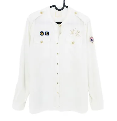 LA MARTINA Royal Polo White Long Sleeves Shirt Size 5 / XL • $36.67