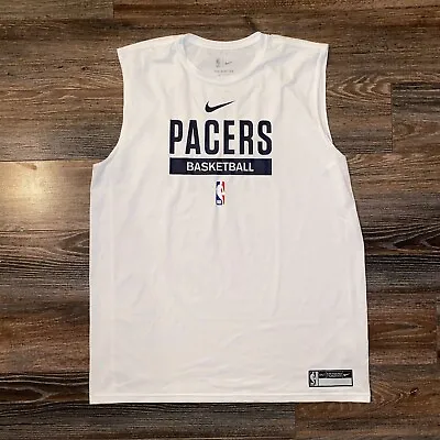 New Nike NBA Team Issued Indiana Pacers Warm Up Practice Tank 2XL-Tall • $39.99