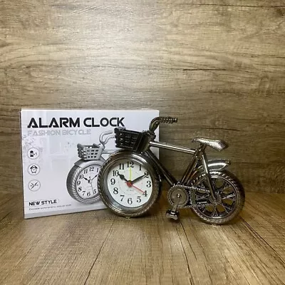 Creative Bedside Retro Living Room Crafts Home Clock Alarm Clock Bicycle Clock • $13.65