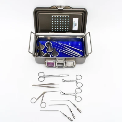 $1995 • Buy This V. Mueller ENT Ear Specula & Suction Tube Tray Lot AU-5232