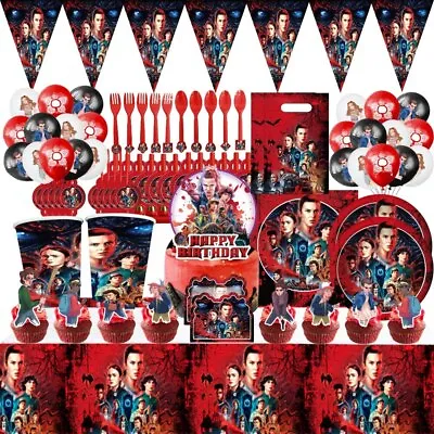 $6.99 • Buy Stranger Things Party Supplies Balloons Birthday Party Decorations Tableware