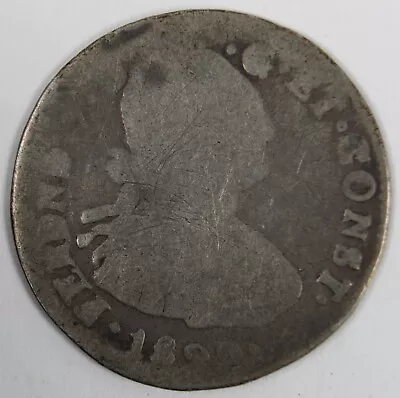 1822 P-o (ecuador-colombia) (2 Reales) --pasto Mint -- • $180