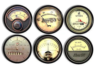 Vintage Industrial Decorative Cabinet Knob Set Old Meter Steampunk Drawer Pull • $35