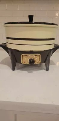 Vintage Broil-King CF-5 Slow Cooker Deep Fryer Combo Great Condition • $35