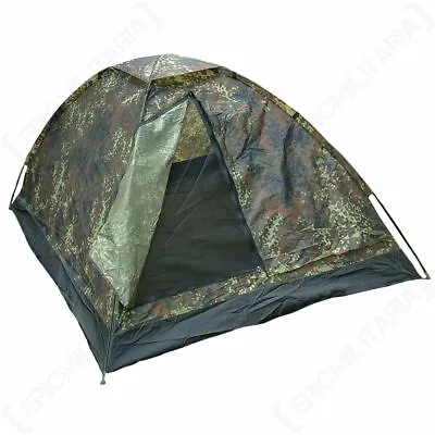 Two Person Tent - Flecktarn Iglu Igloo Camping Hiking Festivals Fishing Light • £57.95