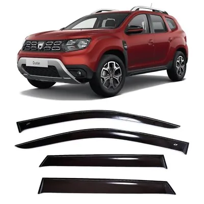 For Dacia Duster 2017- Side Window Wind Visors Sun Rain Guard Vent Deflectors • $119