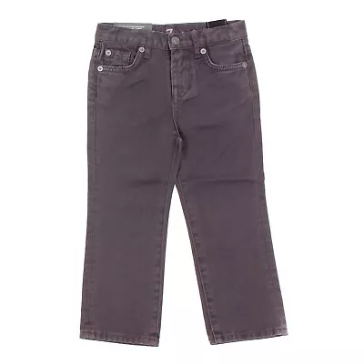 7 For All Mankind Jeans Toddler Girl 24 Mo. - Classic Straight Leg - Purple NWT • $3.45