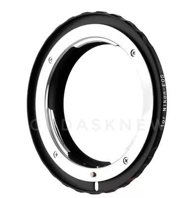 Professional Nikon F To Canon EOS EF / EF-S Lens Mount Adapter Ring. Adaptor. • £19.73