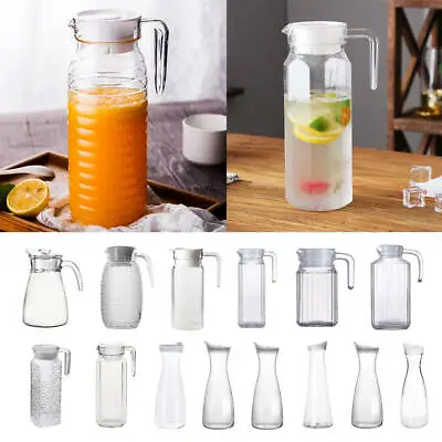 Acrylic Carafe   Carafe Water Carafe Iced Tea Jug Milk Jug Water Jug Many • £12.73