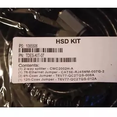 HSD Kit (Ethernet & Coax Cables Plus Splitter) • $4