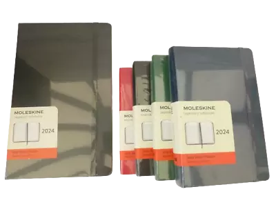 Moleskine 2024 Diary Day A Page Planner A5 & A6 Asst Col Softback Diaries Sealed • £17.99