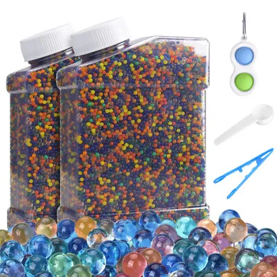 $34.99 • Buy Up To 100000PCS Water Beads Orbeez Gel Balls Crystal Jelly Soil Vase Wedding AU