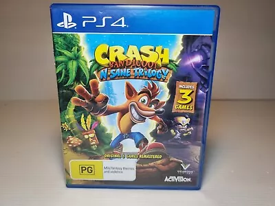 Crash Bandicoot N' Sane Insane Trilogy | Sony Playstation 4 PS4 PS5 • $12