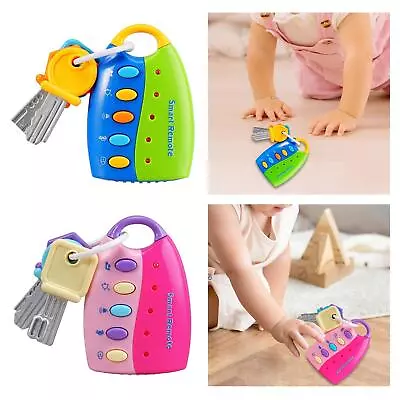 Baby Car Keys Toy Learning Role Playing Interactive Pretend Play Remote Key Toy • £9.42