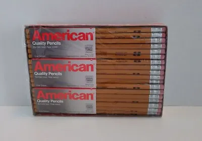 72 Faber Castell American Quality Pencils 210-2 No. 2 Medium Soft USA NOS VTG • $24.50