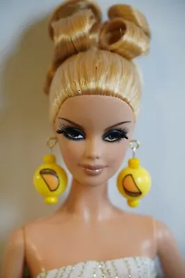 FOX WOLF DESIGN - Barbie Model Muse Yellow TACO BALL Earrings • $8