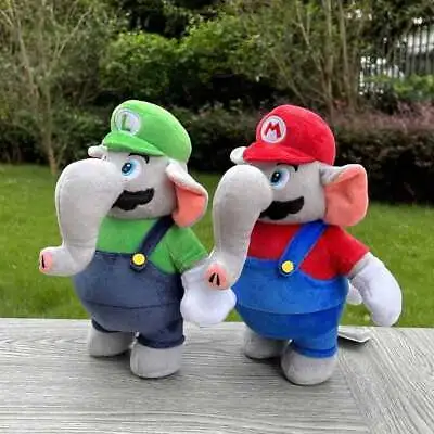 11  Super Mario Bros Wonder Plush Toy Elephant Mario Stuffed Doll Kid Xmas Gifts • £10.16