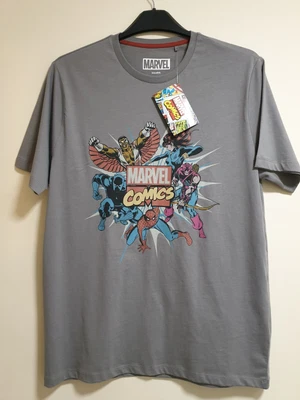 £7 • Buy Marvel Comics Grey T-shirt. Size L. Pls Read Description