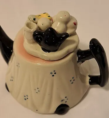 Mini Teapot Shaped Like A Table With A Tea Party 4  Tall • $10