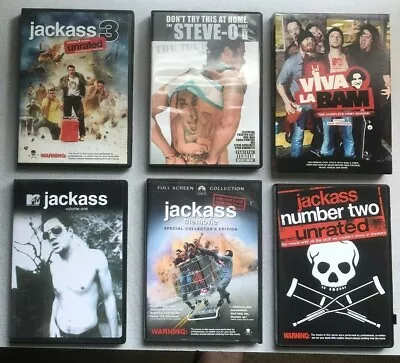 DVD Movies - Jackass Steve-O Viva La Bam - Action Prank Series - See List • $9.99