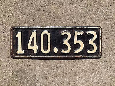 1937 / 1938 - New  Zealand - License Plate • $59.95