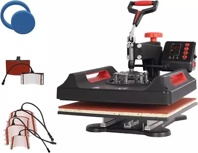 Heat Press Machine Digital Transfer Sublimation 8 In 1 29×38cm T-shirt Printing • $149.99