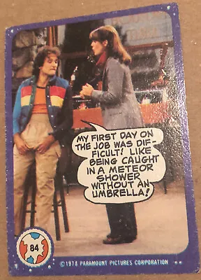 Vintage Mork And Mindy Trading Card #84 1978 Robin Williams Pam Dauber • $1.70