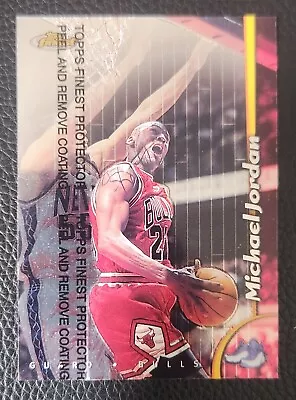 1998-99 Topps Finest Michael Jordan Base W/Coating #81 Chicago Bulls • $45