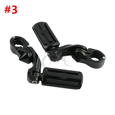 1 1/4  1.25  32mm Adjustable Highway Foot Pegs Peg Mount Fit For Harley Touring • $36.80