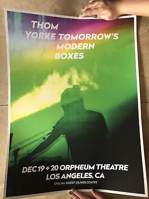 $55 • Buy THOM YORKE (2018) Tomorrow Modern Boxes Concert Poster Los Angeles, CA Radiohead