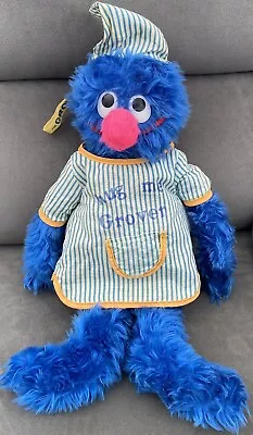 1981 Hug Me Grover Vintage Plush Muppet 50cm Sesame Street Bedtime Cuddle Buddy • $34.95