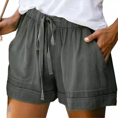 Drawstring Army Green Cargo Shorts • $38.50