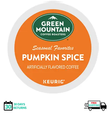 Green Mountain Seasonal Pumpkin Spice Keurig Coffee K-cups • $30.99