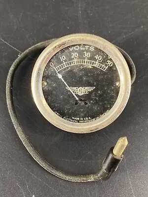 Vintage Jewell Handheld Voltmeter Volt Tester Gauge • $29.99