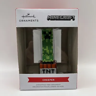 2023 Hallmark Ornament Tree Minecraft Green Creeper On TNT Video Game • $9.95