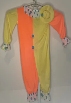 Vintage Clown Suit Halloween Children’s Kids Size Circus Carnival • $29.99